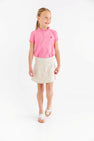 Prepletic™ Prep School Skort - Keeneland Khaki with Palmetto Pearl Stork