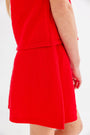 Searcy Sweater Skirt - Richmond Red