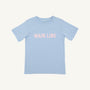 Sir Proper City Hopper T-Shirt - Beale Street Blue with Palm Beach Pink Main Line