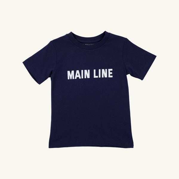 Sir Proper City Hopper T-Shirt - Nantucket Navy with Worth Avenue White Main Line