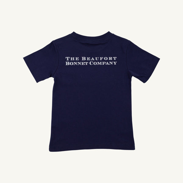 Sir Proper City Hopper T-Shirt - Nantucket Navy with Worth Avenue White Main Line