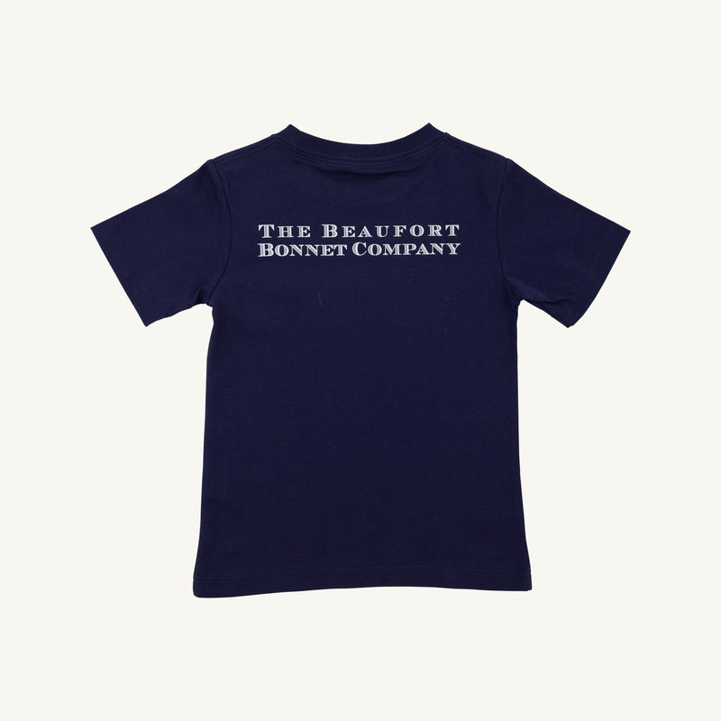 Sir Proper City Hopper T-Shirt - Nantucket Navy with Worth Avenue White Main Line