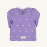 Winnie's Wave Spotter Swim Shirt (UPF 35+) - Heart Eyes (Palisades Purple) with Worth Avenue White