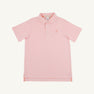 Prim & Proper Polo - Sanibel Island Stripe with Pompano Peach Stork