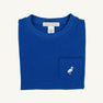 Carter Crewneck - Rockefeller Royal with Worth Avenue White Stork