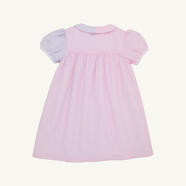 Tabitha's Teachers Pet Dress - Pink Greenbrier Gingham & Lauderdale Lavender Gingham