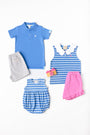 Barlett Bubble - Barbados Blue Stripe with Worth Avenue White