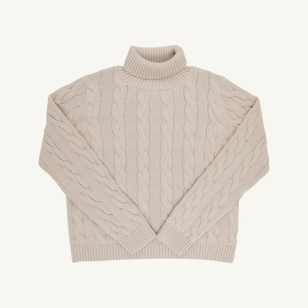 Townsend Turtleneck Sweater - Osprey Oatmeal