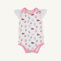 Alabama Wendy Onesie - Sweet Home Honey with Hamptons Hot Pink