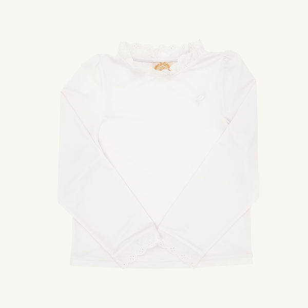 Winnie's Wave Spotter Swim Shirt (UPF 35+) - Worth Avenue White