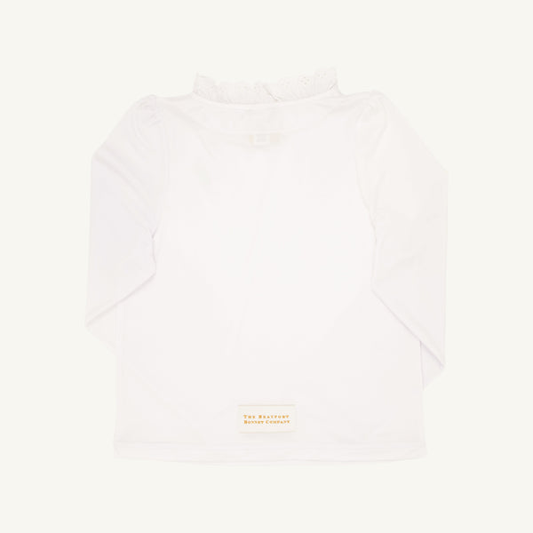 Winnie's Wave Spotter Swim Shirt (UPF 35+) - Worth Avenue White