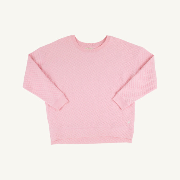 Cassidy Comfy Crewneck (Women) - Sandpearl Pink Quilted