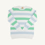 Cissy Sweater (Women) - Buckhead Blue, Worth Avenue White, and Grace Bay Green Stripe