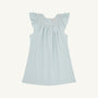 Angel Sleeve Sandy Smocked Dress - Old Greenwich Green with Palmetto Pearl