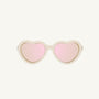 Polarized Heart Sunglasses (Sweet Cream) - Babiators