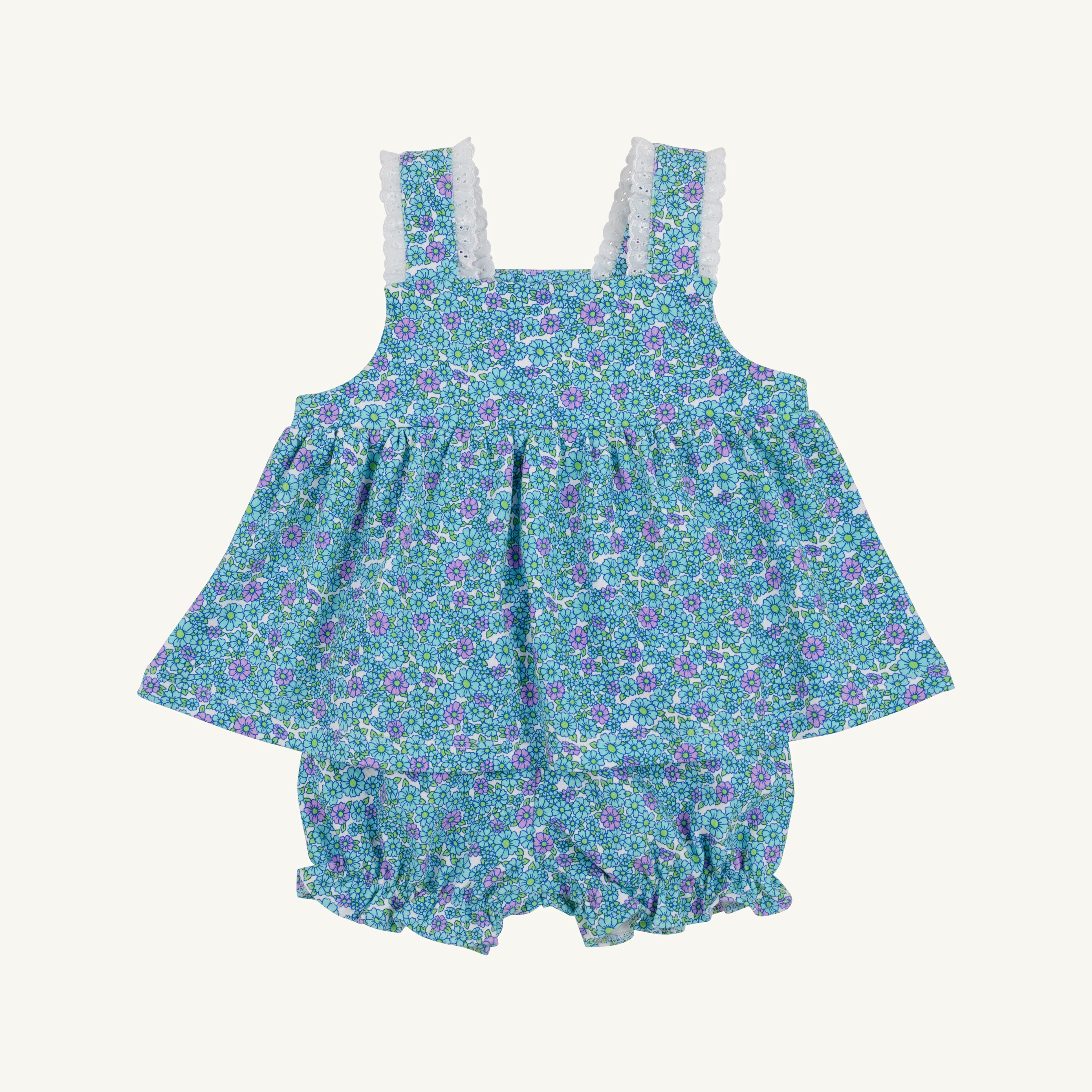 Babs Bloomer Set - Fitzroy Floral with Worth Avenue White