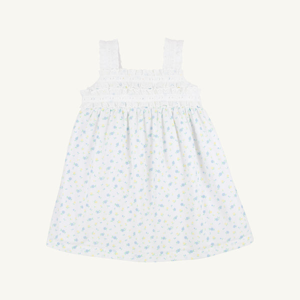 Babs Dress - Dunwoody Daisy & Worth Avenue White