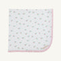 Baby Buggy Blanket - Lancaster Gate Garden with Palm Beach Pink
