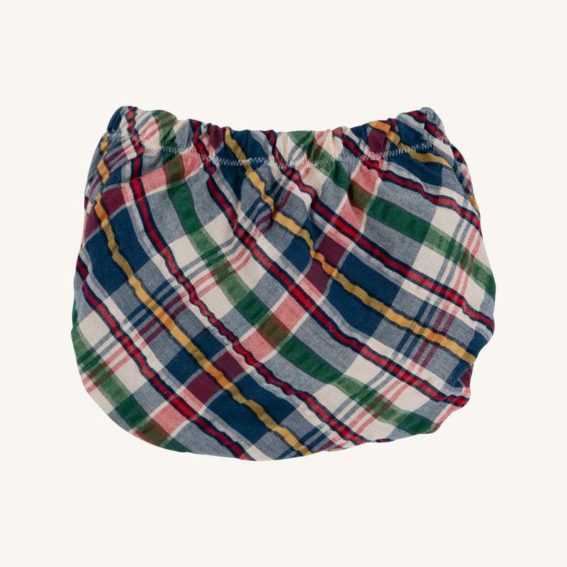 Beach Bum Cover - Gramercy Park Plaid Seersucker