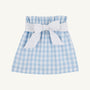 Beasley Bow Skirt - Barrington Blue Check with Worth Avenue White