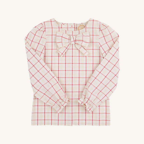 Beatrice Bow Blouse & Onesie - Oak Park Plaid