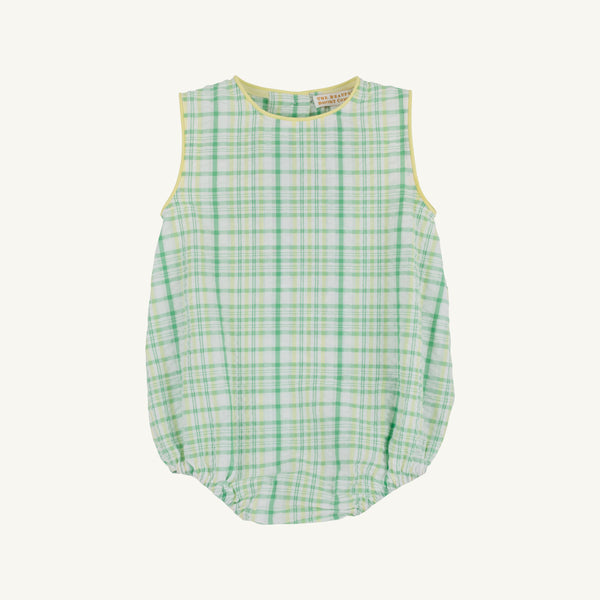 Benjamin Bubble - Gibson Island Green and Lake Worth Yellow Sewanee Seersucker with Lake Worth Yellow