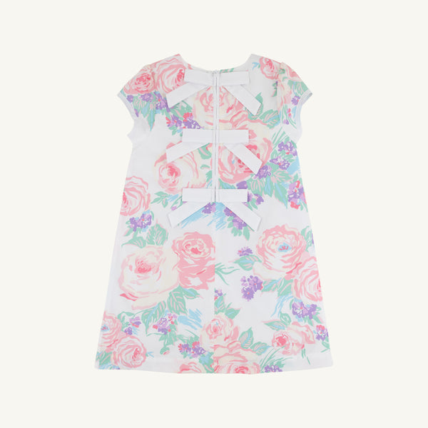 Betts Bow Dress - Princess Grace Rose (Pink) with Worth Avenue White