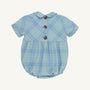 Bradford Bubble - Audubon Park Plaid with Sarasota Sky