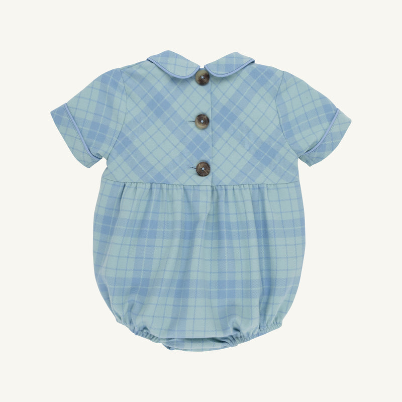 Bradford Bubble - Audubon Park Plaid with Sarasota Sky