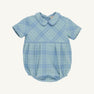 Bradford Bubble - Audubon Park Plaid with Sarasota Sky