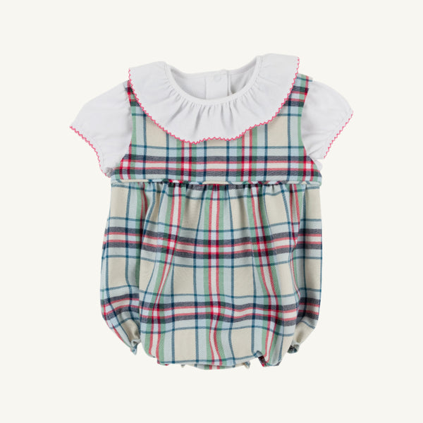 Brooksy Bubble Set - Ardmore Pier Plaid with Worth Avenue White & Richmond Red