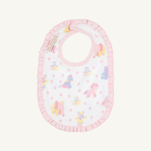 Burp Me Bib - Cuddle up Cutie (Palm Beach Pink) with Palm Beach Pink