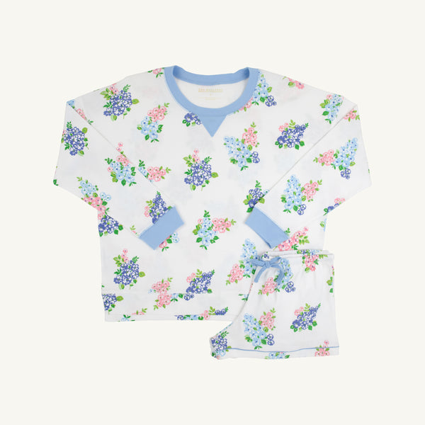 Callahan Cabernet Short Set - Just Because Bouquets with Beale Street Blue