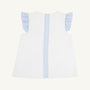 Callie Cover Up - Worth Avenue White with Breakers Blue Seersucker