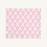 Calloway Quick Dry Towel - Bridgetown Harbour Hand Block with Sea Wall Stripe (Winter Park Pink)