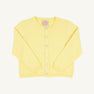 Cambridge Cardigan - Lake Worth Yellow with Worth Avenue White Flower Buttons