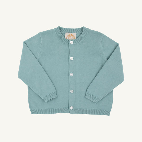 Cambridge Cardigan - Old Greenwich Green with Pearlized Buttons