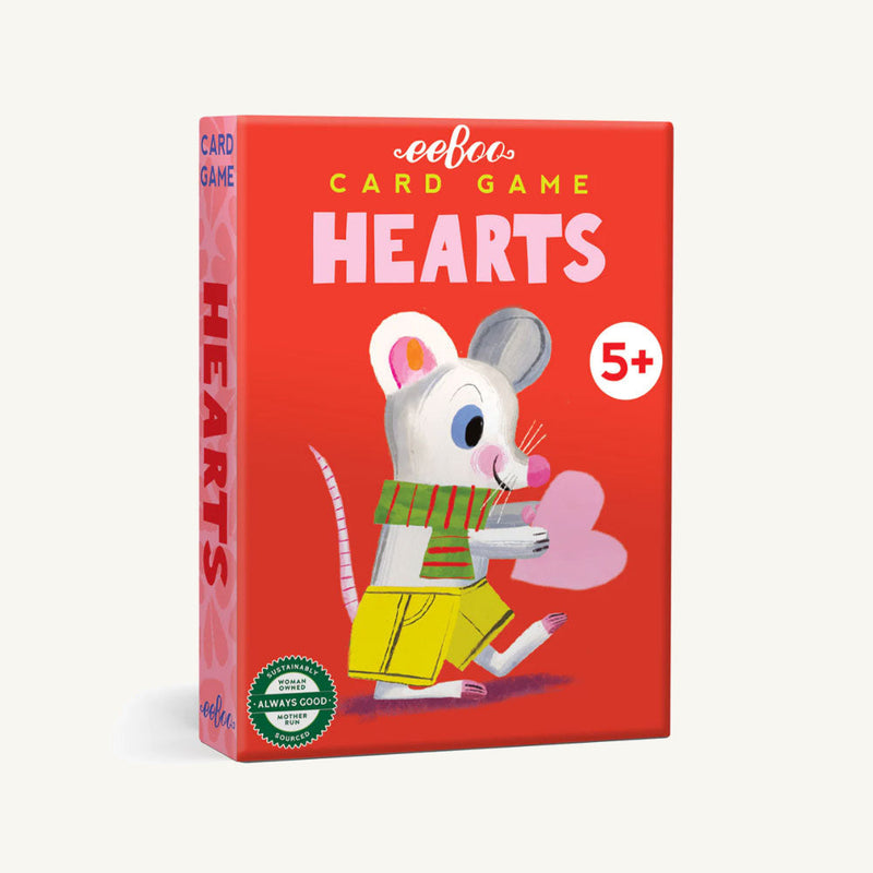 Hearts Playing Card Game - eeBoo