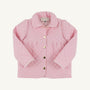 Carlyle Quilted Coat - Palm Beach Pink with Hamptons Hot Pink Micro Dot