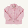 Carlyle Quilted Coat - Palm Beach Pink with Hamptons Hot Pink Micro Dot