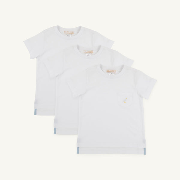 Carter Crewneck (3-Pack) - Worth Avenue White