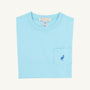 Carter Crewneck - Belhaven Blue with Wood Boat Blue Stork