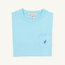 Carter Crewneck - Belhaven Blue with Wood Boat Blue Stork