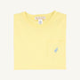 Carter Crewneck - Lake Worth Yellow with Sarasota Sky Stork