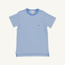 Carter Crewneck - Sunrise Blvd. Blue Stripe with Sunrise Blvd Blue Stork
