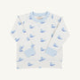Cassidy Comfy Crewneck - Merrimack Quack Quacks with Buckhead Blue