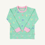 Cassidy Comfy Crewneck - Farm Life Friends (Pink) with Pier Party Pink