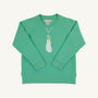 Cassidy Comfy Crewneck - Gibson Island Green with Golf Bag Embroidery