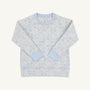 Cassidy Comfy Crewneck - Puppy Puzzle with Beale Street Blue