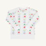 Cassidy Comfy Crewneck - Set Sail with Worth Avenue White